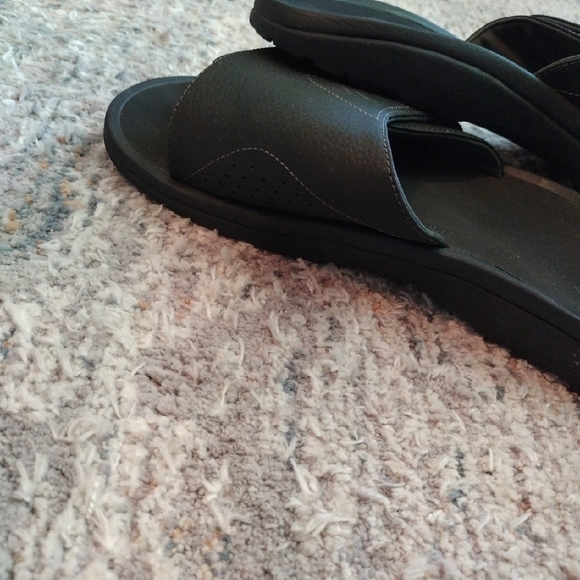 OluKai Black Slide Sandals for Men - Picture 5 of 10